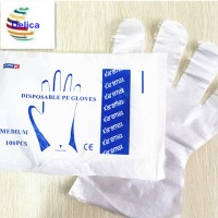 Cheap HDPE LDPE CPE TPE Gloves Plastic Food Handing Polythene Gloves