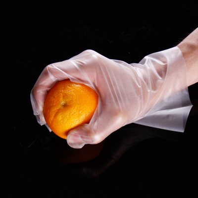 Disposable Food Preparing Inner/Outer Embossed 1.6g/1.7g CPE Gloves